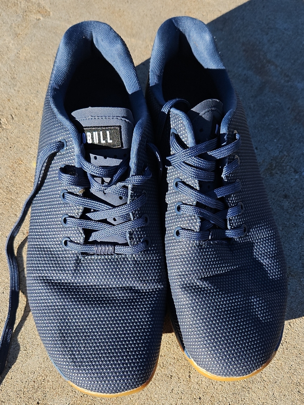 NOBULL Navy Textured Lace-Up Men's Sneakers